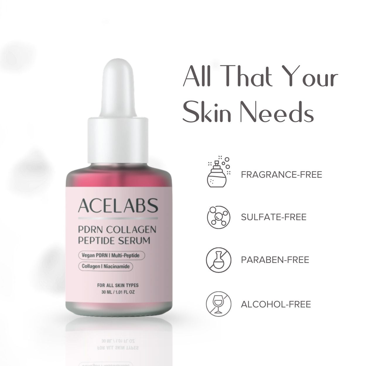 ACELABS PDRN Collagen Peptide Serum