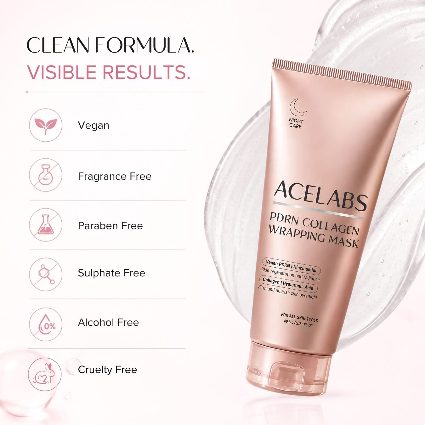 ACELABS PDRN Collagen Wrapping Mask