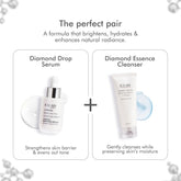 Acelabs Ultimate Glass Skin Duo featuring Diamond Drop Serum and Low pH Diamond Essence Cleanser for brightening, hydration and radiant skin