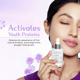 Anti-aging serum that activates youth proteins – reduces fine lines and promotes firmer, glass skin appearance