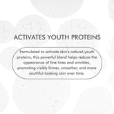 Anti-aging serum that activates youth proteins – reduces wrinkles and fine lines for firmer, youthful skin