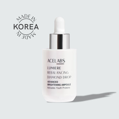 Buy Lumiere Rebalancing Diamond Drop Online in India– skin brightening serum with niacinamide and hyaluronic acid by ACELABS