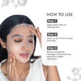 How to use Diamond Luminous Intense Brightening Sheet Mask – apply, relax 20 minutes, massage essence