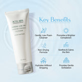 Key benefits of Lumiere Low pH Diamond Essence Cleanser – exfoliating, hydrating, and brightening face cleanser