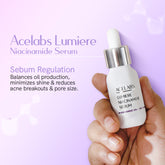 Niacinamide serum for face – balances oil, minimizes shine, controls acne and reduces pore size