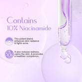 Niacinamide serum that enhances skin radiance, fights acne, reduces redness and promotes a calm, healthy complexion