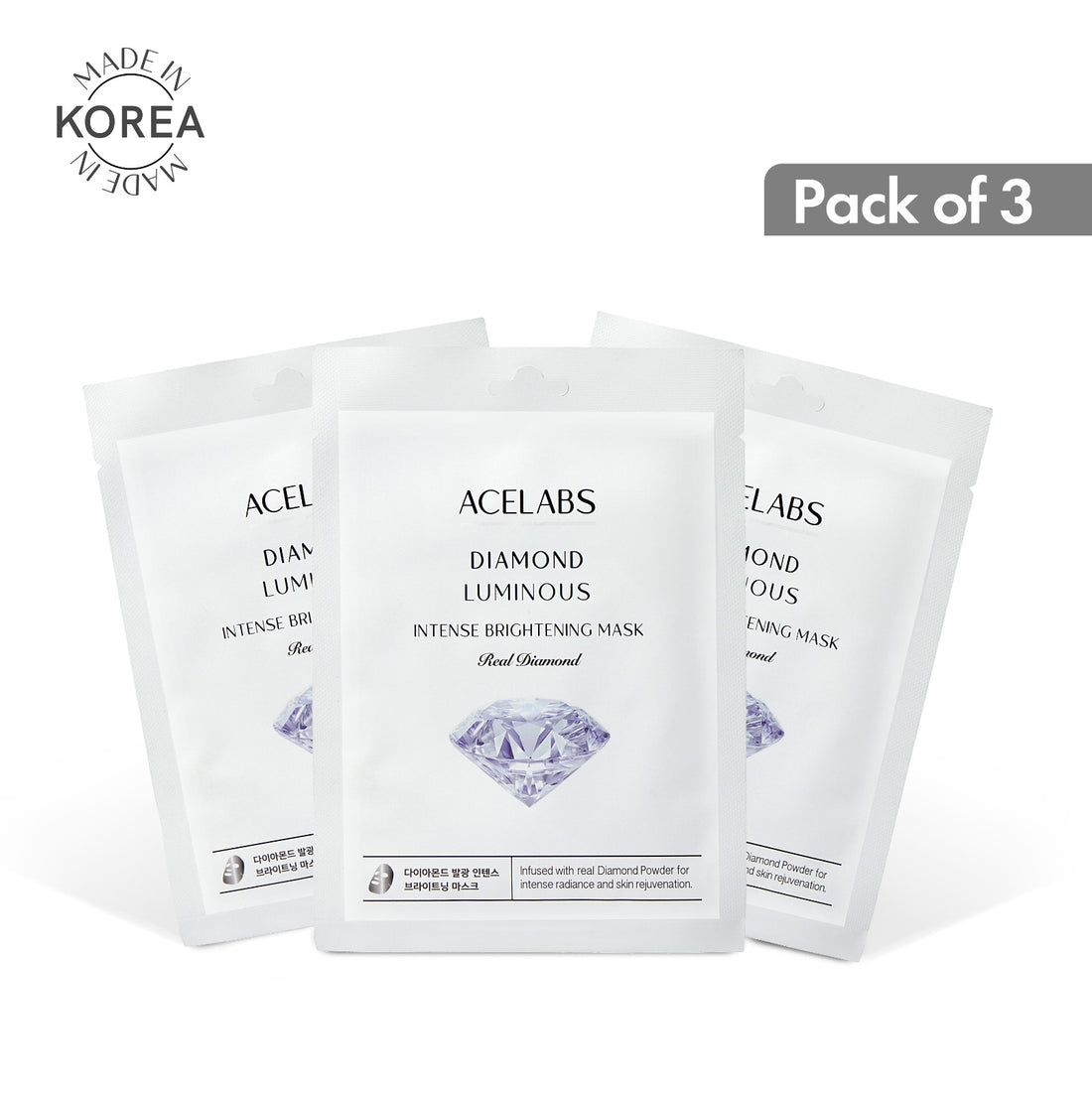 Diamond Luminous Intense Brightening Mask 3 Pcs