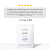 User review of Diamond Luminous brightening face mask – hydrated, brighter, smoother skin after one use