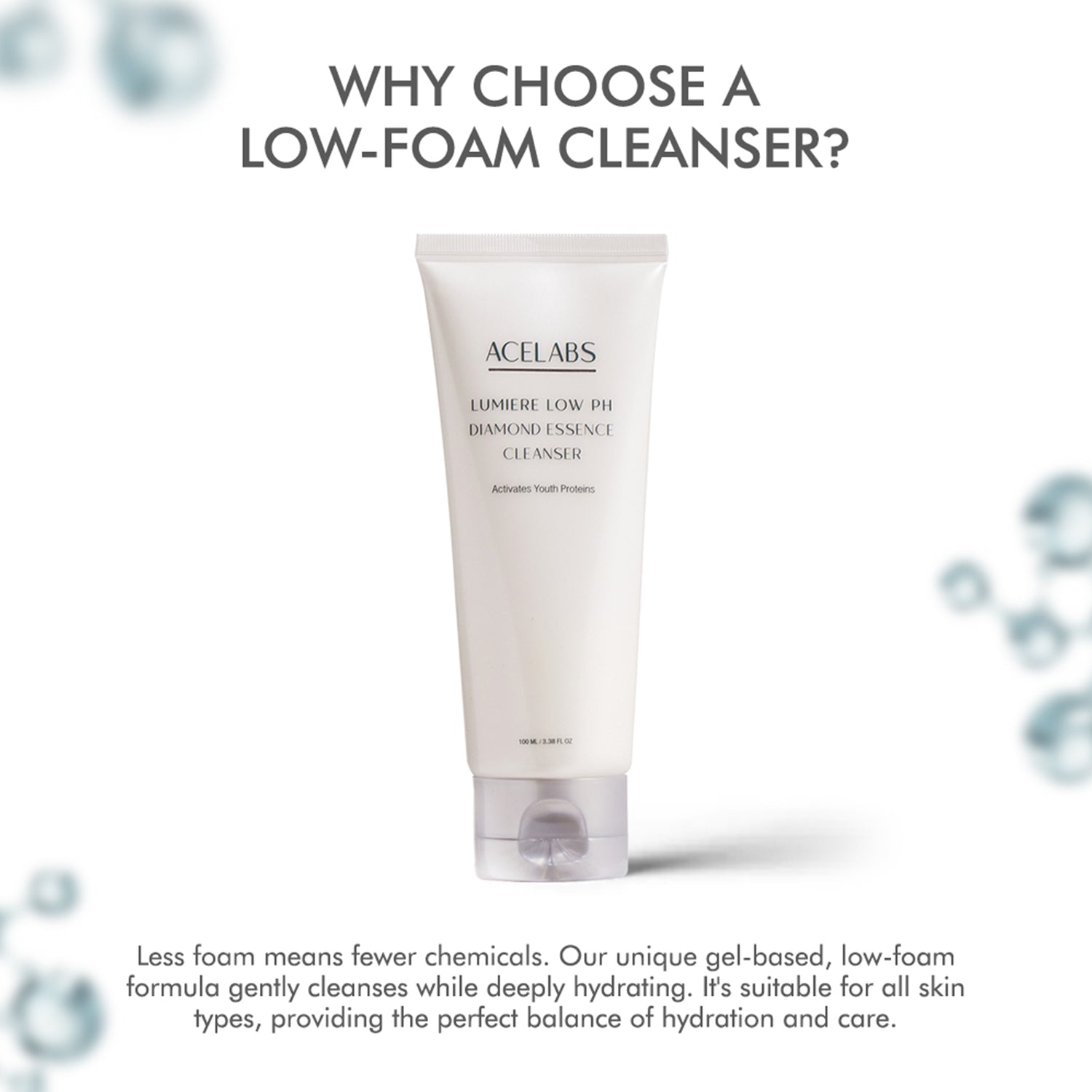 Why use a low pH cleanser – gentle, hydrating face cleanser that activates youth proteins and suits all skin types